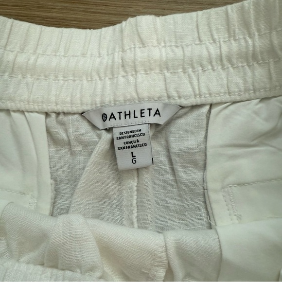 Athleta Retreat Linen Mid Rise 4" Short - Picture 2 of 6
